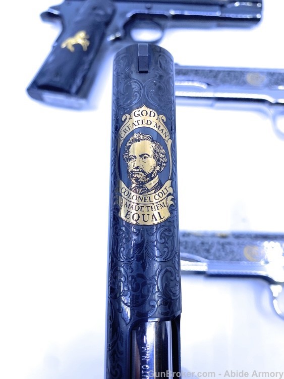 Samuel Colt 1911 Stainless Blued 45 38 SERIAL #4 LOWEST AVAILABLE 2 PUBLIC-img-14