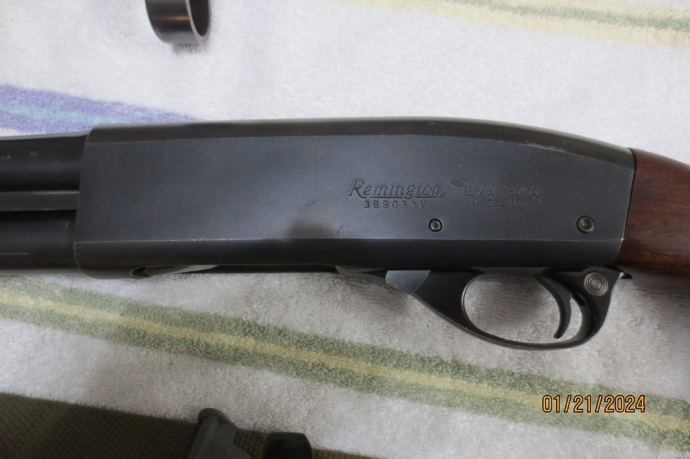 Remington 870 Wingmaster 12Ga 2 Brls 20"Riot CYL & 28" Mod 1955 made C&R OK-img-5