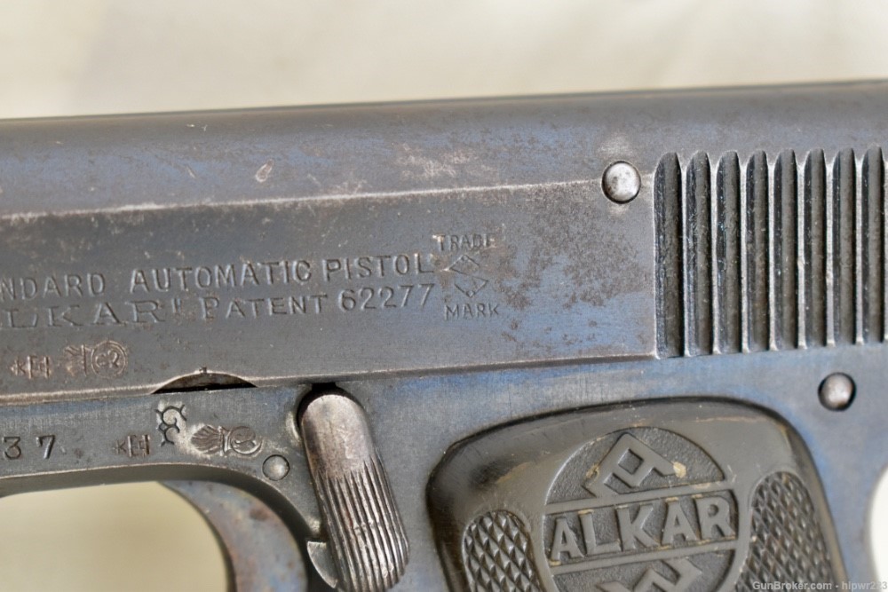 Spanish Alkar .32 ACP pocket pistol "Standard Automatic" C&R OK-img-8