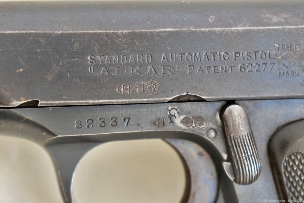 Spanish Alkar .32 ACP pocket pistol "Standard Automatic" C&R OK-img-12