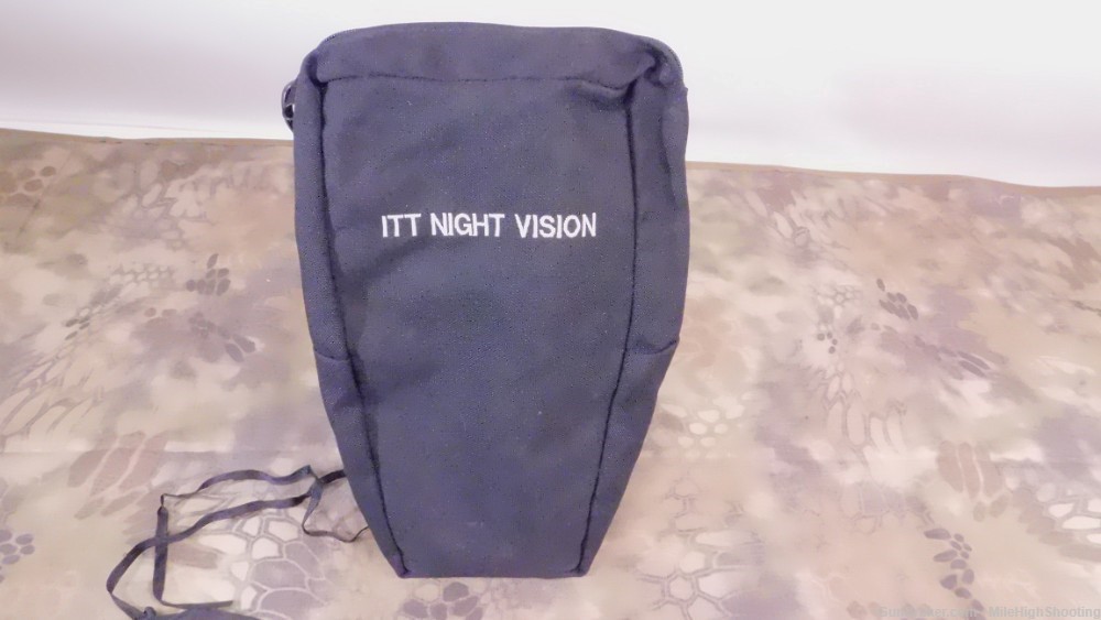  USED: Black Night Vision Bag. Multi pocket, belt/ vest/ for NV, Binos....-img-0