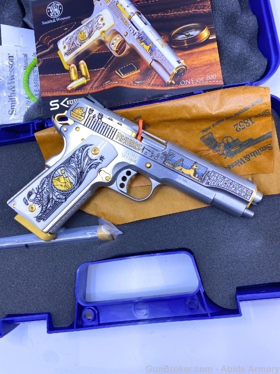 S&W 1911 E-series Gods of Egypt Anubis Special Edition .45 acp #11 of 200-img-13