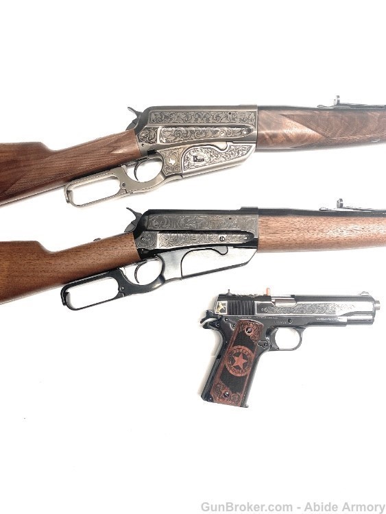 Texas Rangers 200th Anniversary Set Winchester Colt Matching Set #18 RARE!-img-4