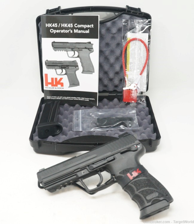 HECKLER & KOCH HK45 V1 .45ACP BLACK 10 ROUNDS (HK81000026)-img-29