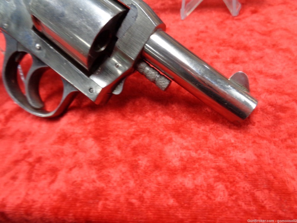 Iver Johnson US Revolver Co 38 S&W Double Action Revolver Nickel C&R TRADE-img-2