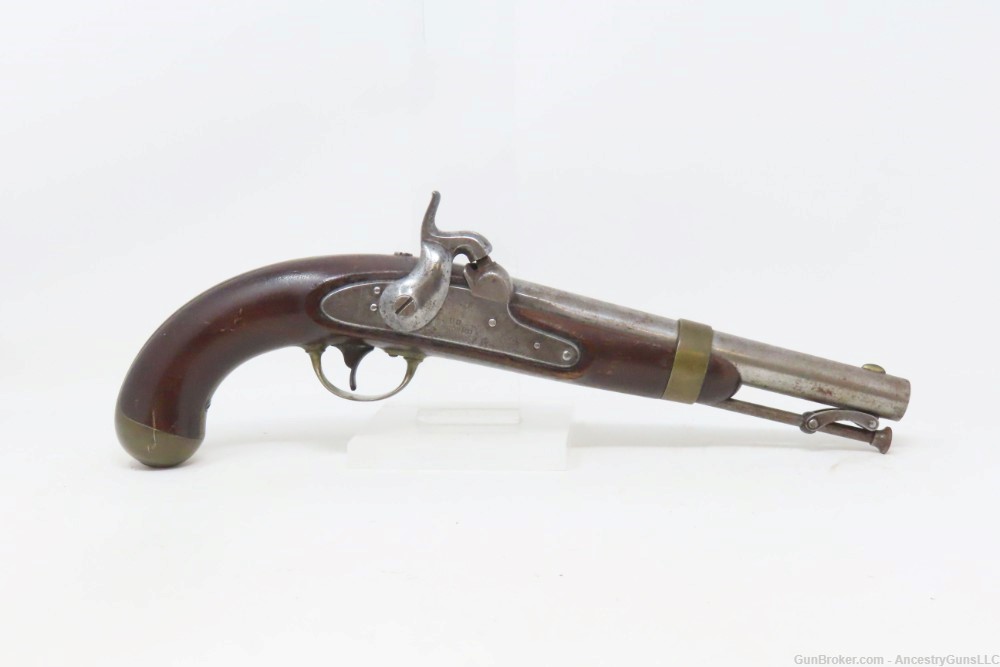 Antique HENRY ASTON & Co. U.S. Contract M1842 .54 Smoothbore Pistol DRAGOON-img-1