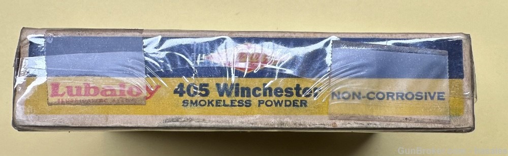 Vintage Western Cartridges 405 Winchester 16 Round Box-img-1