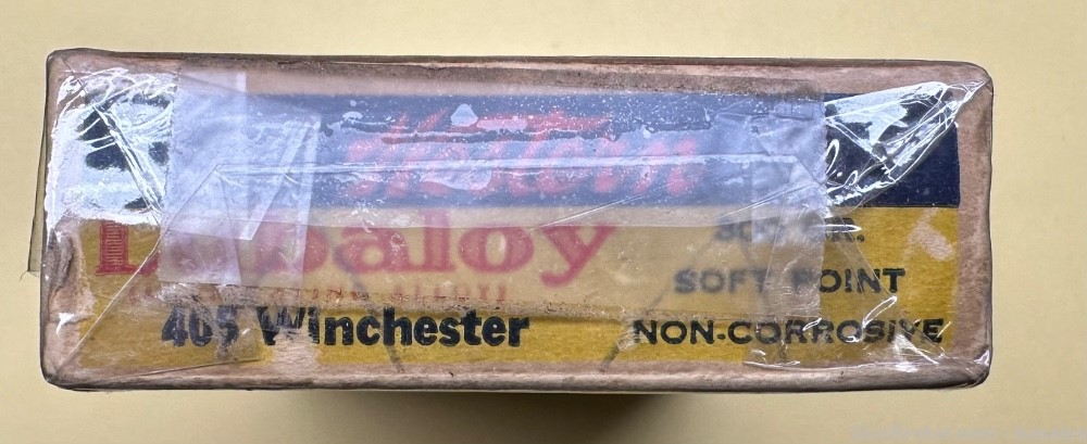 Vintage Western Cartridges 405 Winchester 16 Round Box-img-4