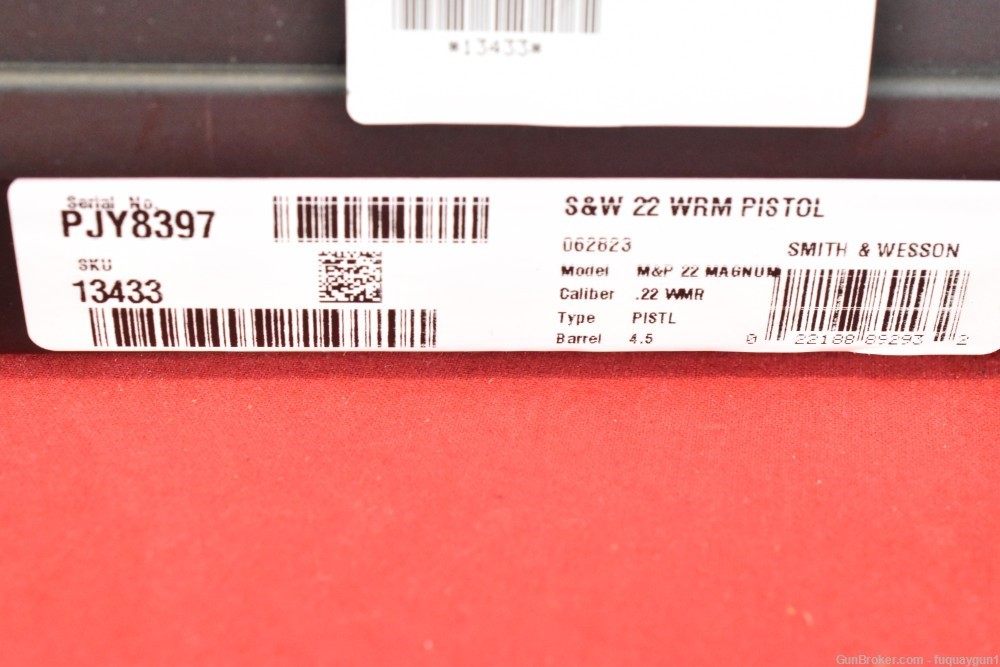 S&W M&P22 Magnum 22 WMR 30rd 4.35" Optic Ready Ambi Safety M&P22-Magnum-img-9