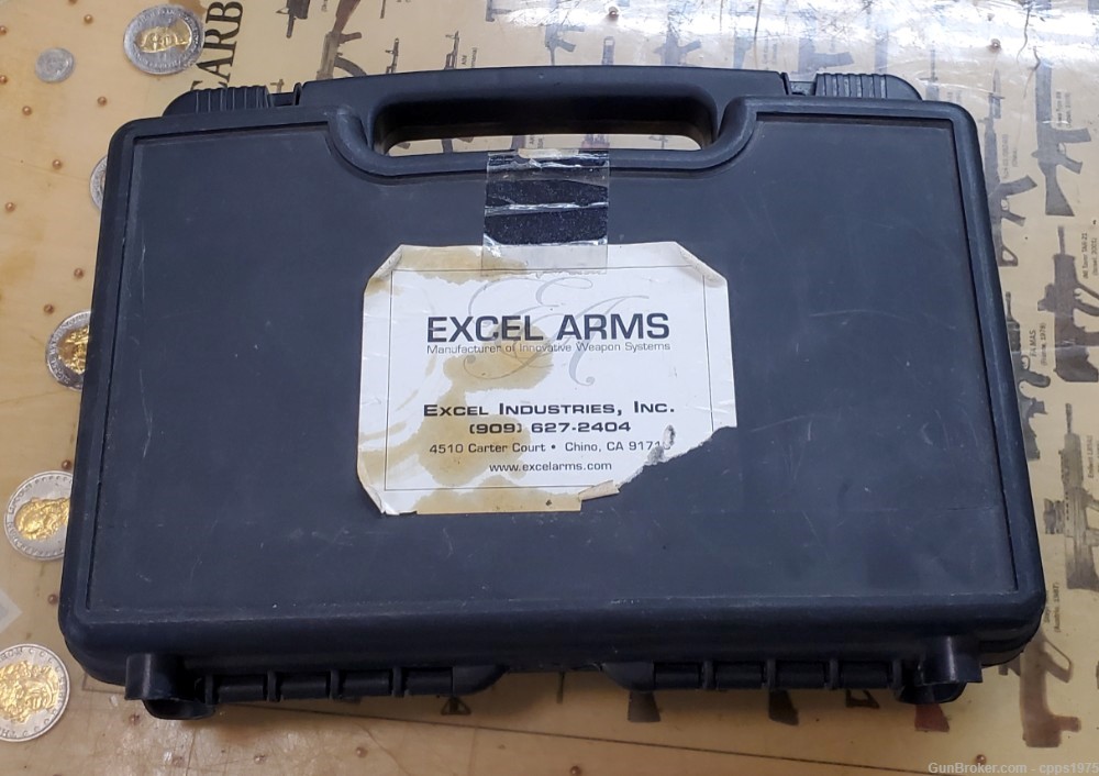 Excel Arms Accelerator Pistol .22 WMR stainless with case and extra mags-img-16