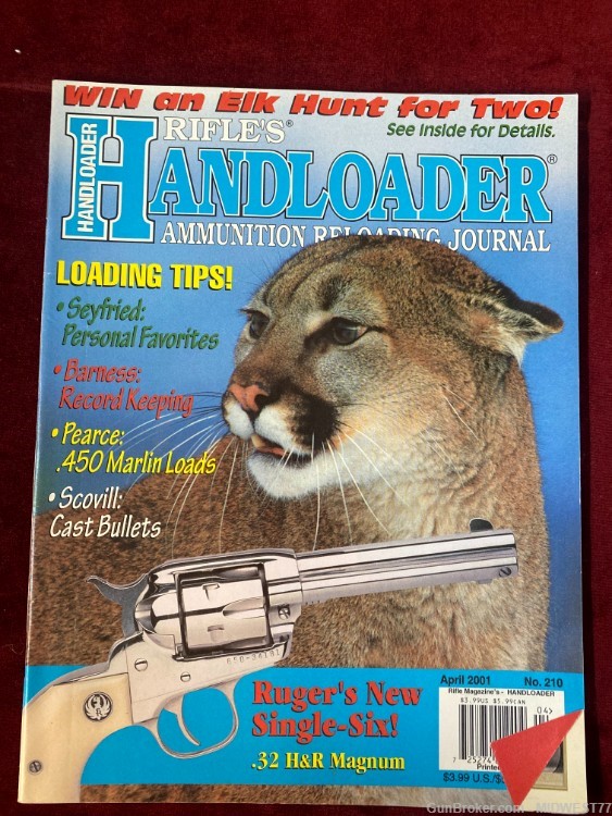 HANDLOADER The Journal of Ammunition Reloading MISC 1997-2001 ISSUES -img-7