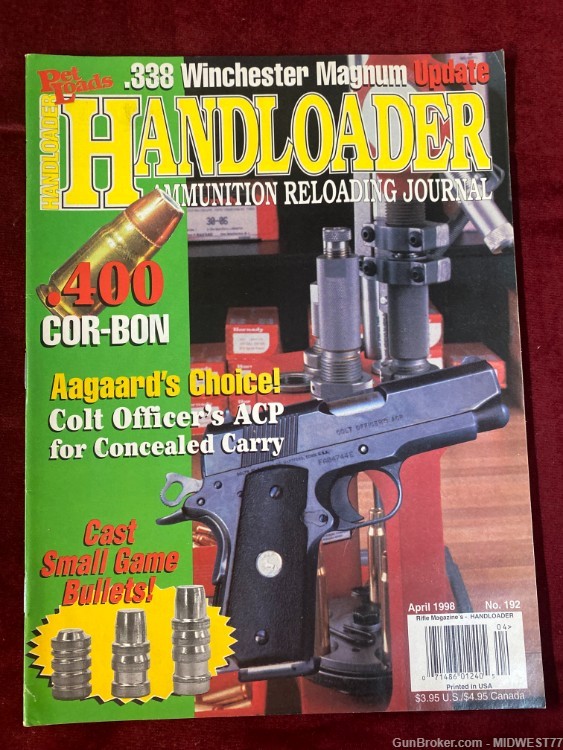 HANDLOADER The Journal of Ammunition Reloading MISC 1997-2001 ISSUES -img-2