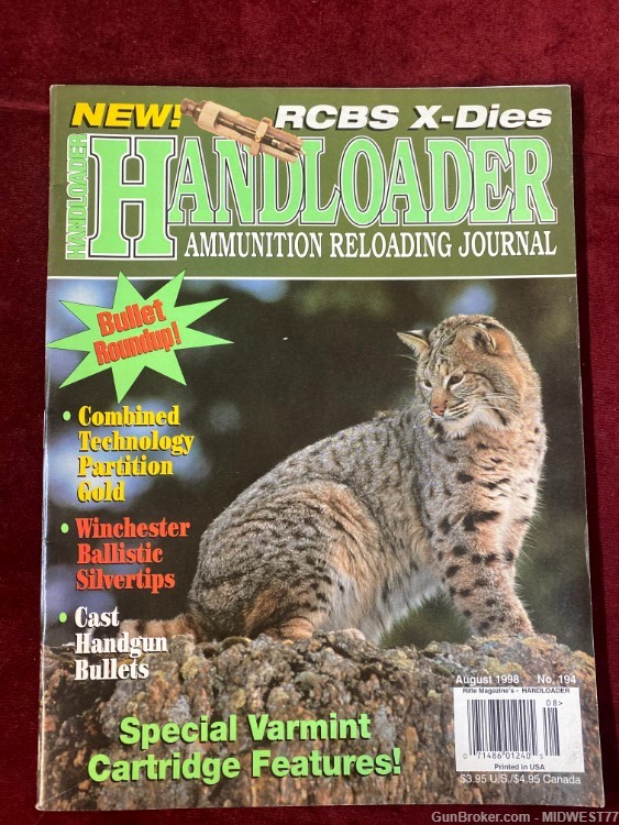 HANDLOADER The Journal of Ammunition Reloading MISC 1997-2001 ISSUES -img-4