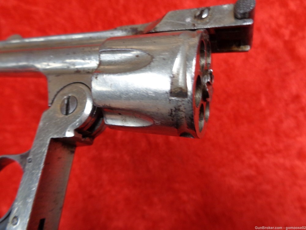 3 Revolver LOT Forehand Chicago Arms Hopkins Allen 32 S&W Nickel Top Break -img-33