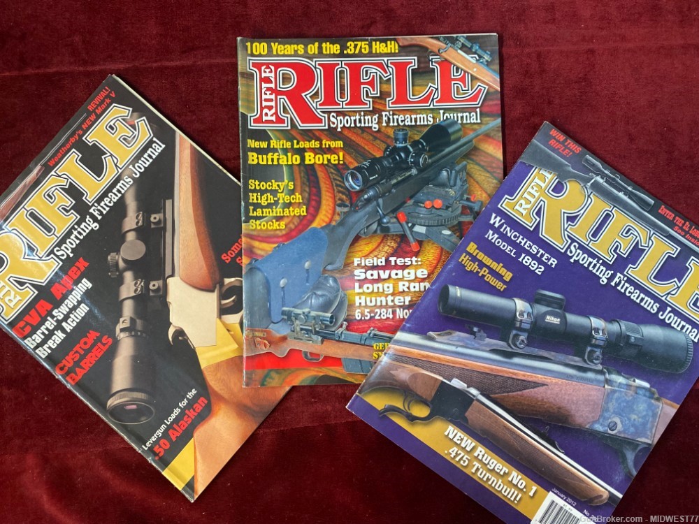 RIFLE The Sporting Firearms Journal MISC 2012 ISSUES-img-0