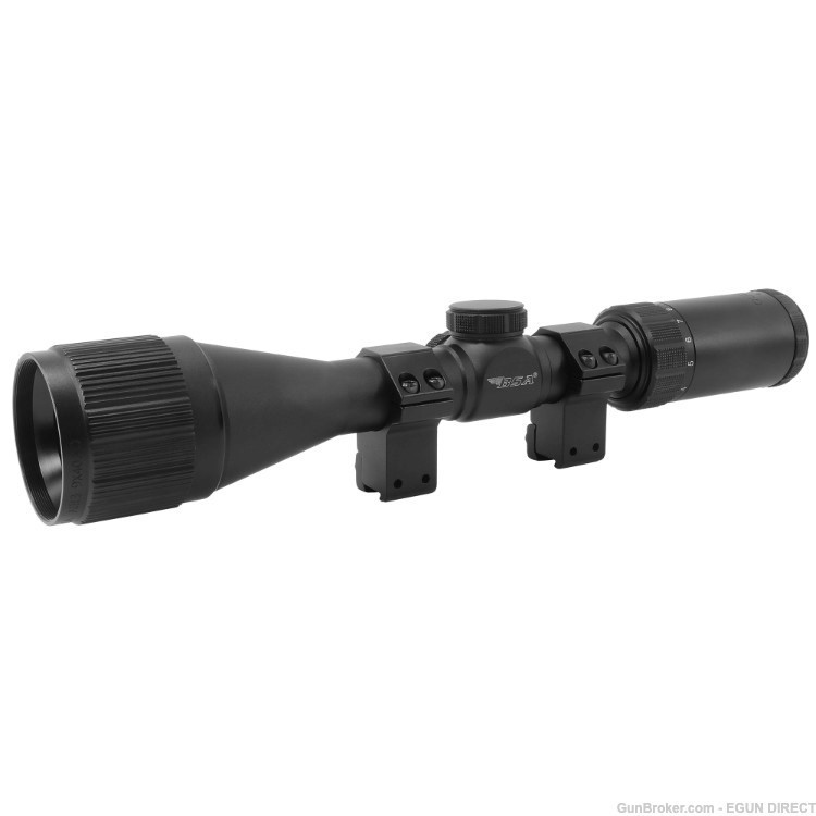 BSA Optics Outlook Mil Dot 3-9X Rifle Scope 1" - Black-img-0