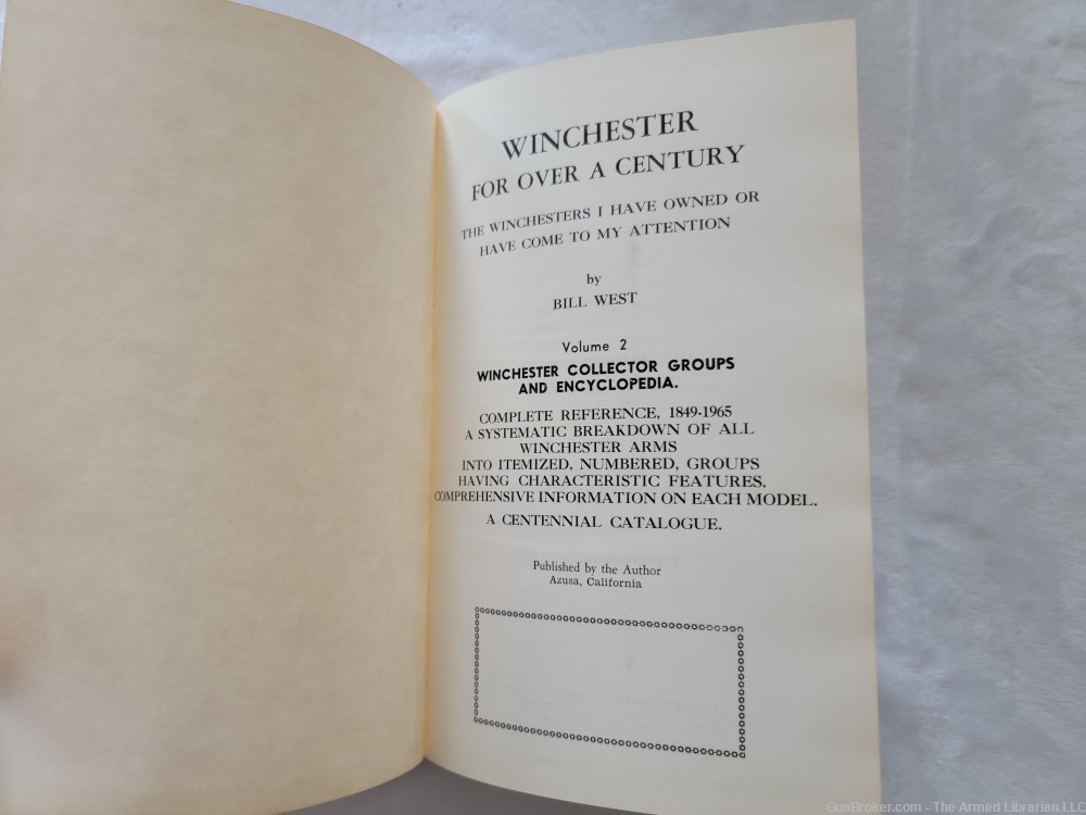Winchester For Over A Century: Volume 2 by Bill West-img-2