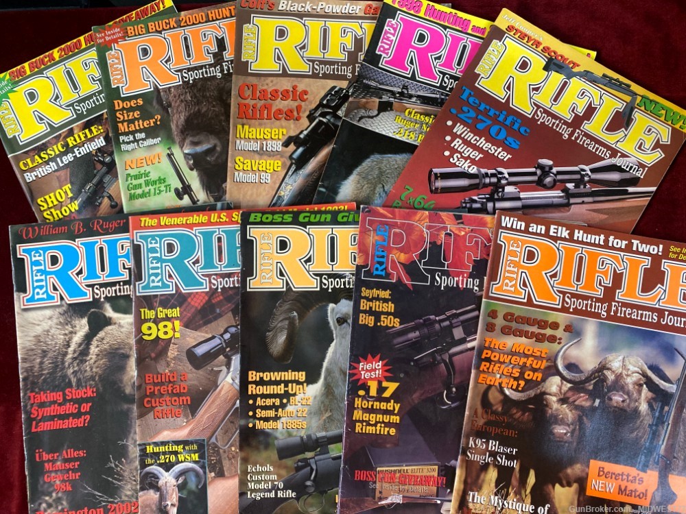 RIFLE The Sporting Firearms Journal MISC 1998-2002 ISSUES-img-0
