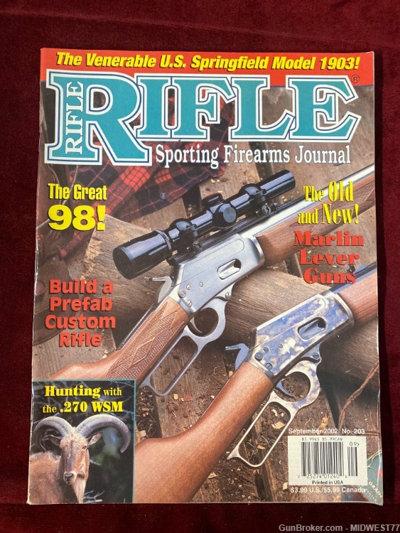 RIFLE The Sporting Firearms Journal MISC 1998-2002 ISSUES-img-9