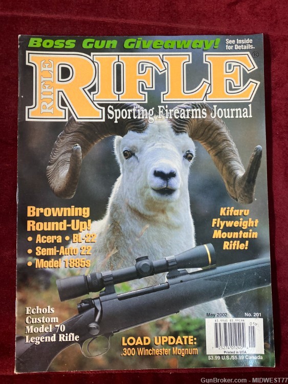 RIFLE The Sporting Firearms Journal MISC 1998-2002 ISSUES-img-8
