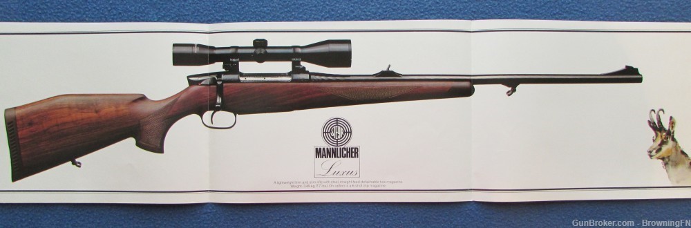 Original Vintage Steyr Mannlicher Catalog All Models-img-1