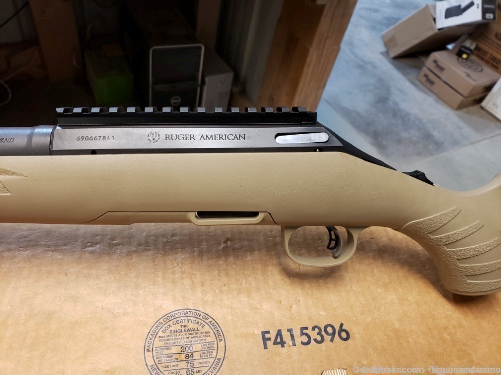 NEW! RUGER AMERICAN RANCH 5.56 .223 16" THREADED TB FDE TAN 16 223 556 NATO-img-10