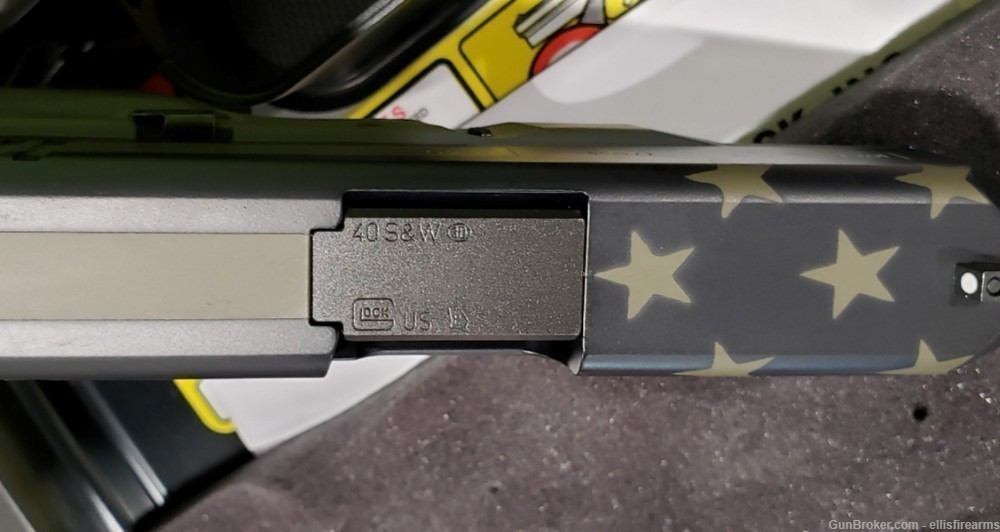 Glock 27 gen3 Green/Gray Flag Cerakote 3.43" 40s&w 2-9rd mags CA legal-img-8