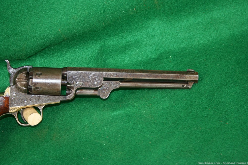 COLT 1851 NAVY FACTORY ENGRAVED MADE 1865!-img-2