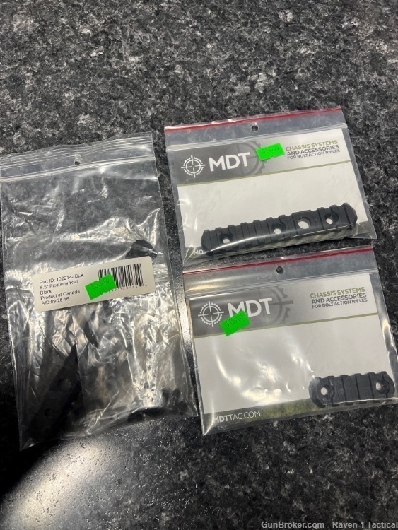 MDT Rail Sections 2.5, 5, and 6.5 inch NEW OLD STOCK-img-0