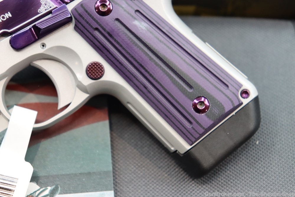 Kimber Model MICRO 380 Pistol Amethyst Purple 380ACP G10 Compact SAO PVD-img-5
