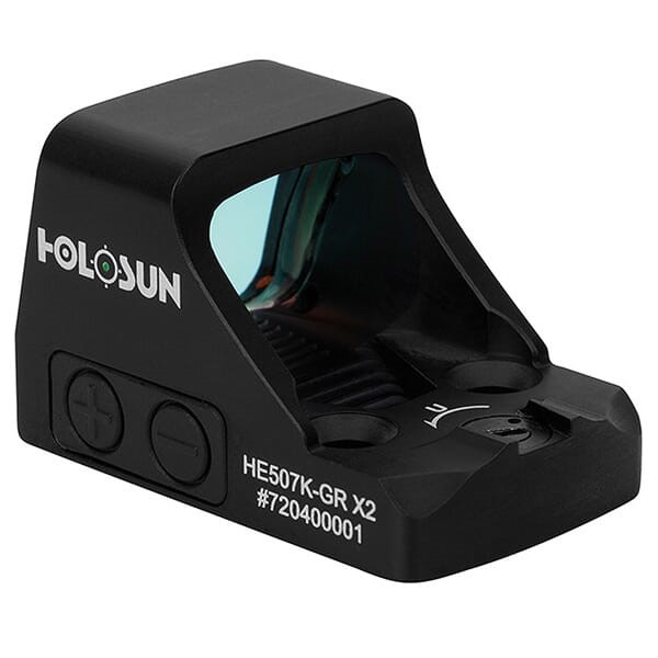 Holosun HE507K-GR-X2 Compact Multi-Reticle Green Circle Dot Open Sight-img-1