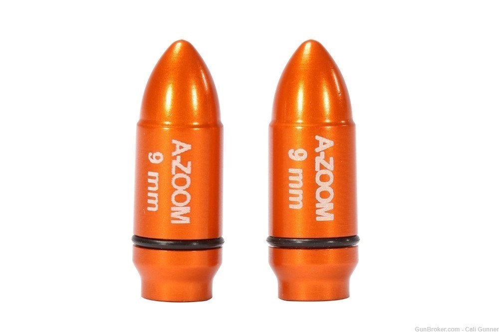 A-Zoom 9mm Snap Cap Strikercaps for Striker Fired Pistols 9mm Training Ammo-img-1