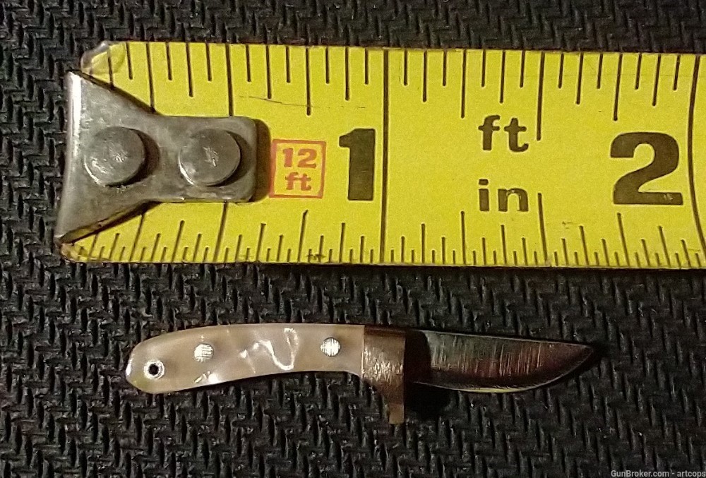 Miniature Knife 1 5/8" long by John Browning III -img-3
