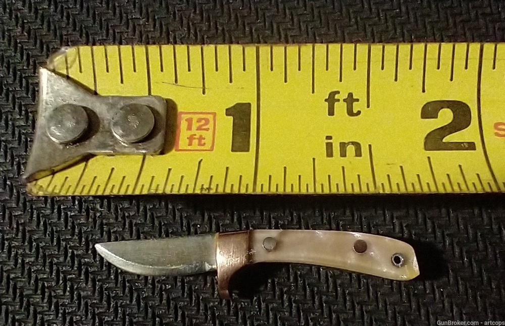 Miniature Knife 1 5/8" long by John Browning III -img-0