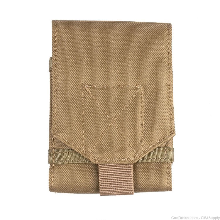 DOUBLE PISTOL MAG POUCH GLOCK 17 19 TAN MOLLE-img-0