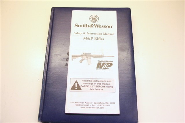 Smith and Wesson M&P15 Factory Owners Manual AR15-img-0