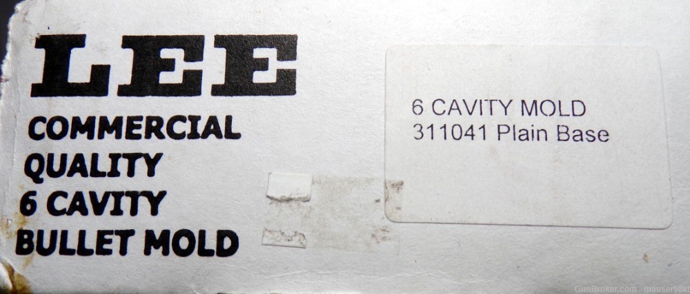 LEE Mold Custom 6-Cavity Bullet 311041 Style 30 Caliber Plain Base 30-06 -img-1