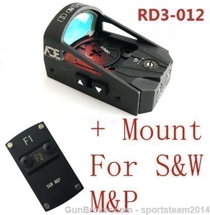 ADE RD3-012 RED Dot Sight + F1 Mounting Plate for SW MP Smith Wesson M&P-img-0