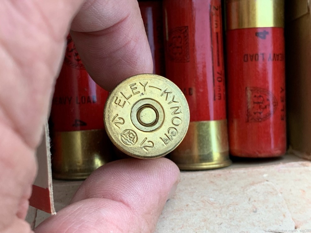 VINTAGE ELEY ALPHAMAX 12GA SHOT SHELLS IN FULL BOX-img-8