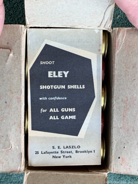 VINTAGE ELEY ALPHAMAX 12GA SHOT SHELLS IN FULL BOX-img-7