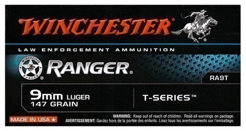 500rds Winchester Ranger™ LE Talon RA9T 9mm Luger 147 grains JHP T-series-img-2