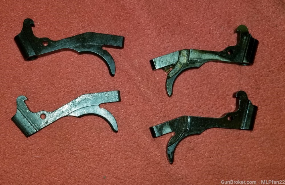 Lot of 4 FN49 rifle triggers original parts -img-1