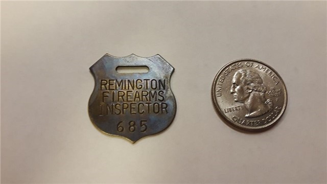 Remington Firearms Inspector Tag Brass-img-0