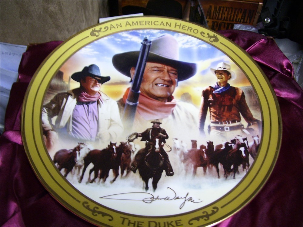 John Wayne Masterpiece Plate-img-5