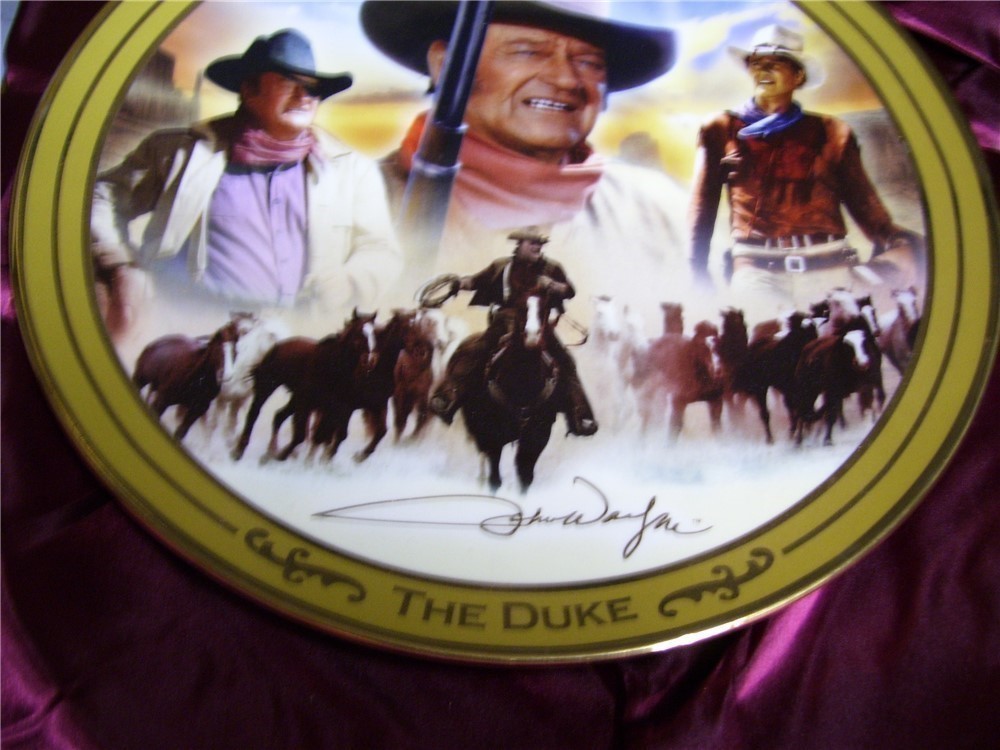John Wayne Masterpiece Plate-img-3