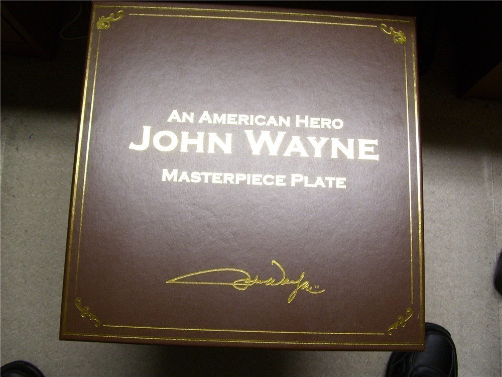 John Wayne Masterpiece Plate-img-0