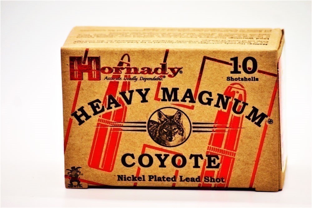 HORNADY 3" HEAVY MAGNUM 4 DRAM 12 Gauge BB COYOTE NICKEL PLATED LEAD 10rds-img-3