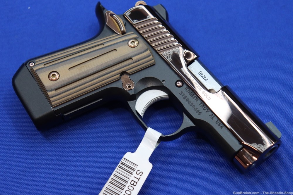 Kimber Model MICRO 9 Pistol ROSE GOLD PVD 9MM Luger G10 Compact SAO MICRO9 -img-14