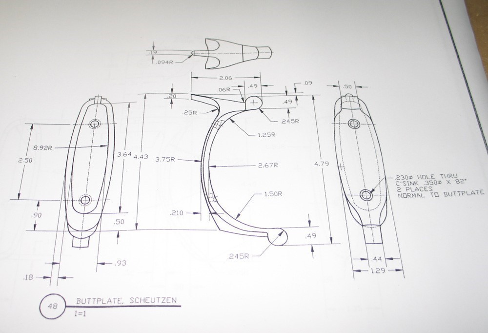Marlin Ballard Single Shot Rifle Drawings, Blueprints!-img-2