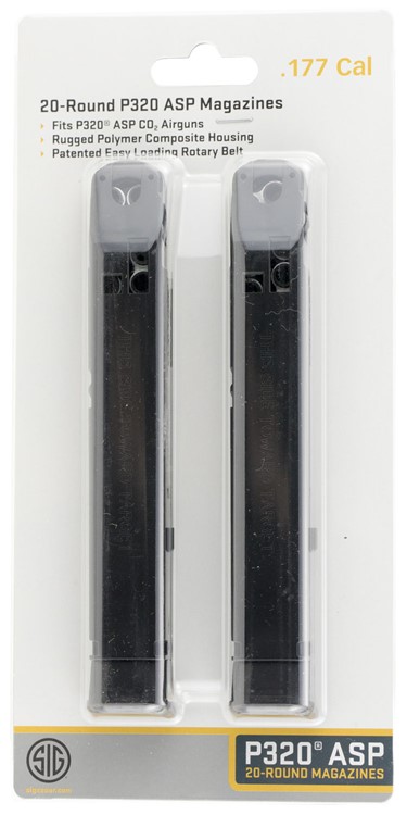 Sig Sauer Airguns Replacement Magazine 177 Cal. 20 Rd. for Sig P320 Air Pis-img-0